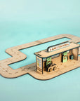Crateit | Crateit Town | Wooden toys | City gas station