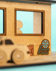 Crateit | Crateit Town | Wooden toys | City gas station